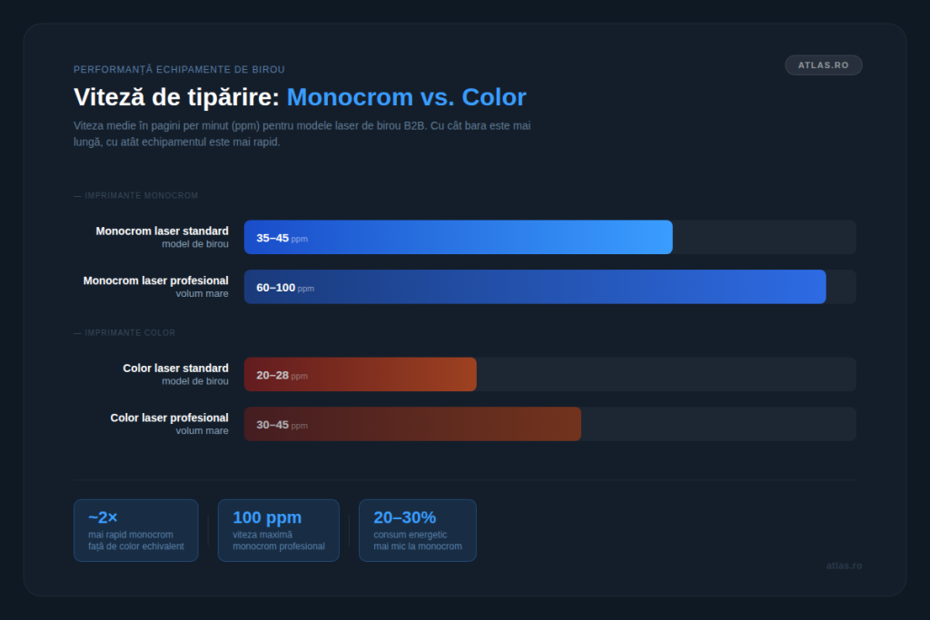 Avantajele printării monocrom pentru firme - atlas.ro